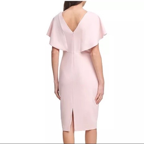 KENSIE CAPE SLEEVE DRESS - Picture 6 of 6